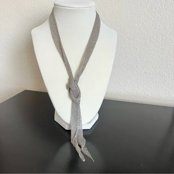 COPY Tiffany co Elsa Peretti mesh scarf necklace